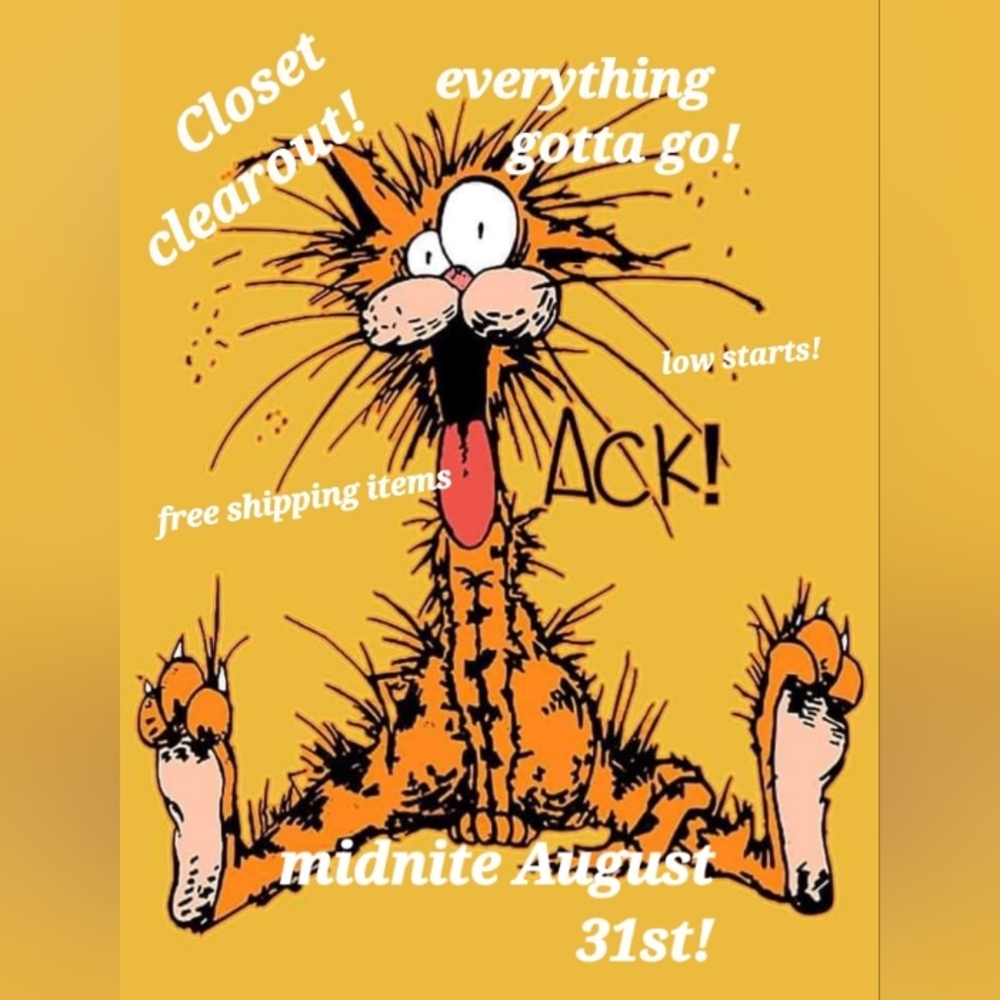 Closet Clearout! Everything gotta go!